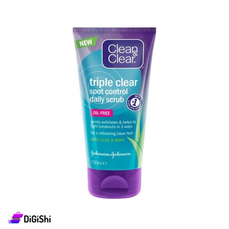 Clean & Clear Triple Clear Spot Control Daily Scrub