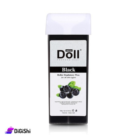Doll Roller Depilatory Wax - Black