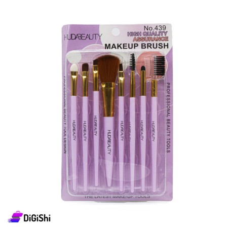 HUDABEAUTY Makeup Brushes Set - Purple