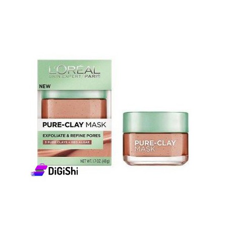 L'OREAL PARIS Pure-Clay with RED ALGAE Mask