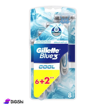 شفرات حلاقة Gillette Blue3 Cool للرجال