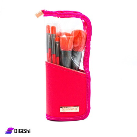BH Makeup Brushes Set - Deep Pink