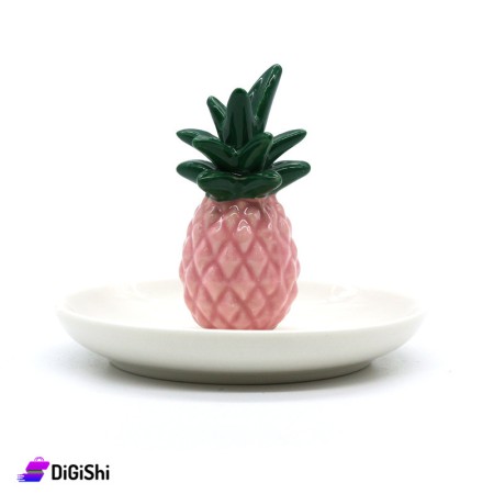 Porcelain Hospitality Small Dish - Pink Pineapple