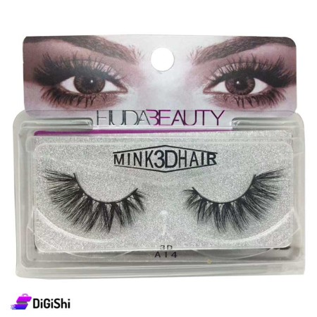 HUDA BEAUTY 3D Mink Hair Eyelashes - A14