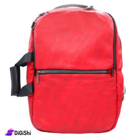 Dual Back and Shoulder Laptop Bag - Red