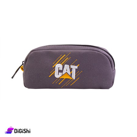 CAT Cloth Pencils Case - Gray