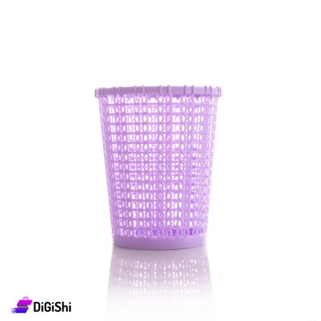 Small Plastic Mesh Basket - Light Purple