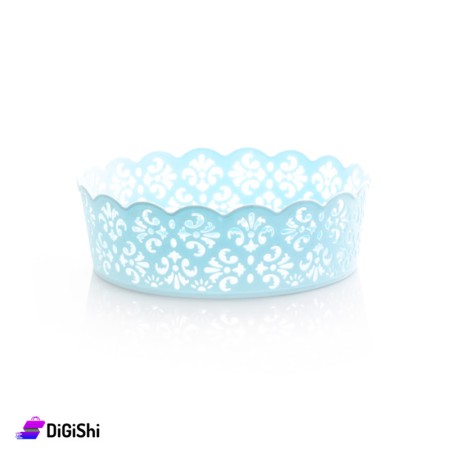 Small Plastic Basket - Light Blue