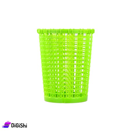 Small Plastic Mesh Basket - Green