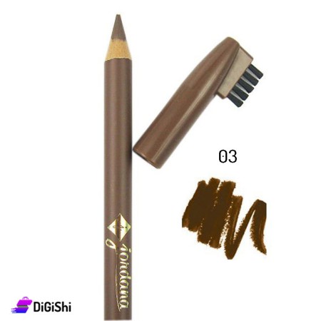 قلم حواجب jordana Fabubrow - 03 Dark Brown