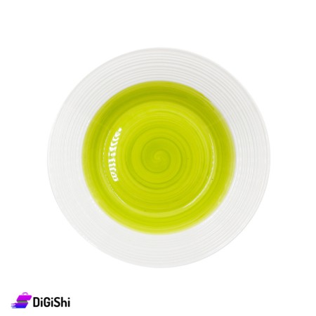 Porcelain Deep Dishes Half Set - Vivid Green