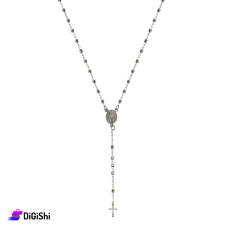 Silver Rosary with Cross