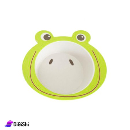 Kids Bamboo Plate - Frog