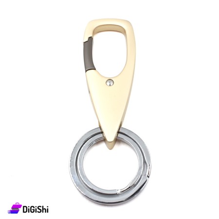 LUFA LF806-3  Key Holder Golden With Double Rings