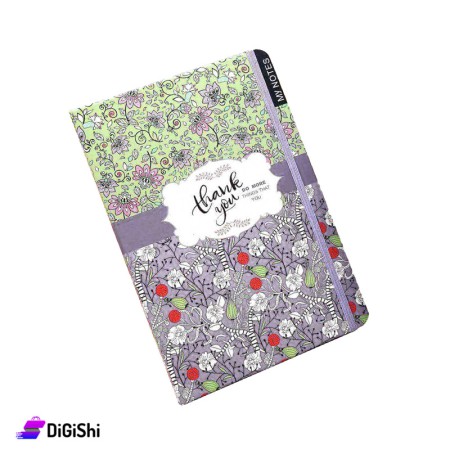 My Notes Thank you Notebook (A5) - Purple