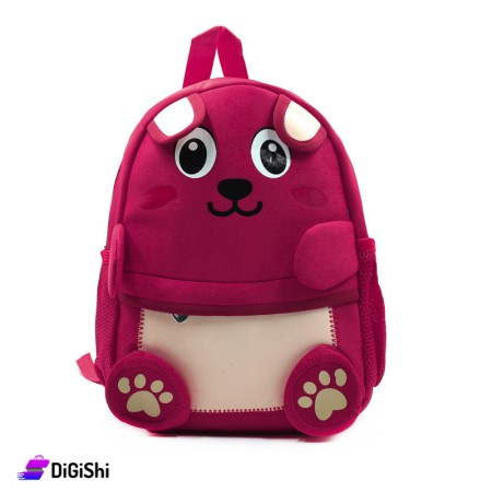 Kids Cloth Backpack - Deep Pink