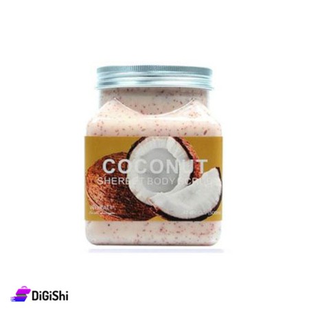 WOKALI Face and Body Scrub With Coconut Extract - 500 ml