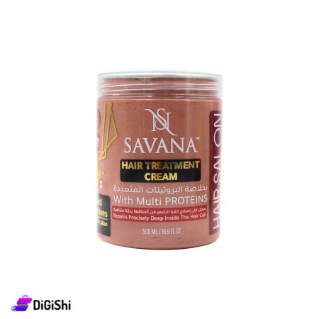 كريم معالجة الشعر بخلاصة البروتينات المتعددة SAVANA
