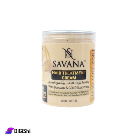 SAVANA Hair Treatment Cream with Gold Nitrate & Beeswax Extracts