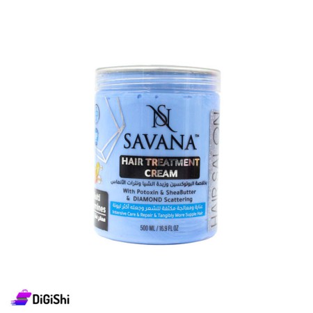 SAVANA Hair Treatment Cream with Botoxin & Shea Butter & Diamond Nitrate Extracts