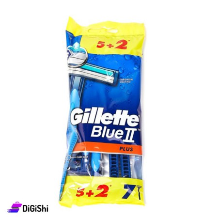 مجموعة شفرات حلاقة للرجال Gillette Blue II Plus