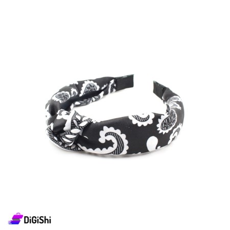 Plastic Hairband - Black & White