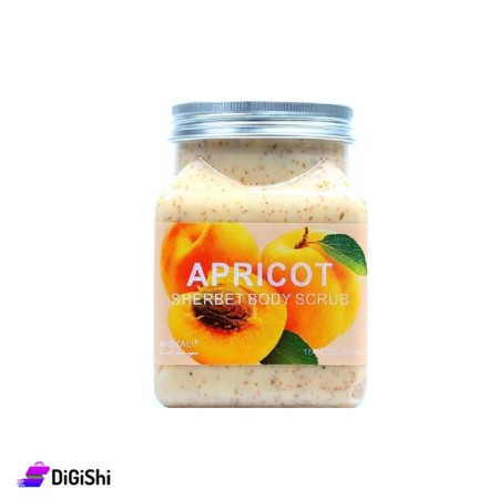 WOKALI Face and Body Scrub With Apricot Extract - 500 ml