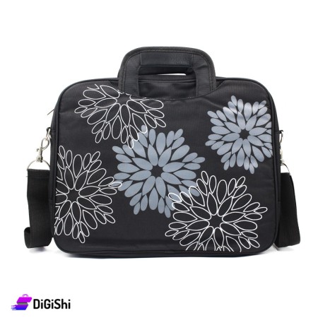 Cloth Hand & Shoulder Laptop Bag 15.6" - Black