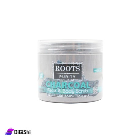 ROOTS PURITY Natural Charcoal Face & Body Scrub